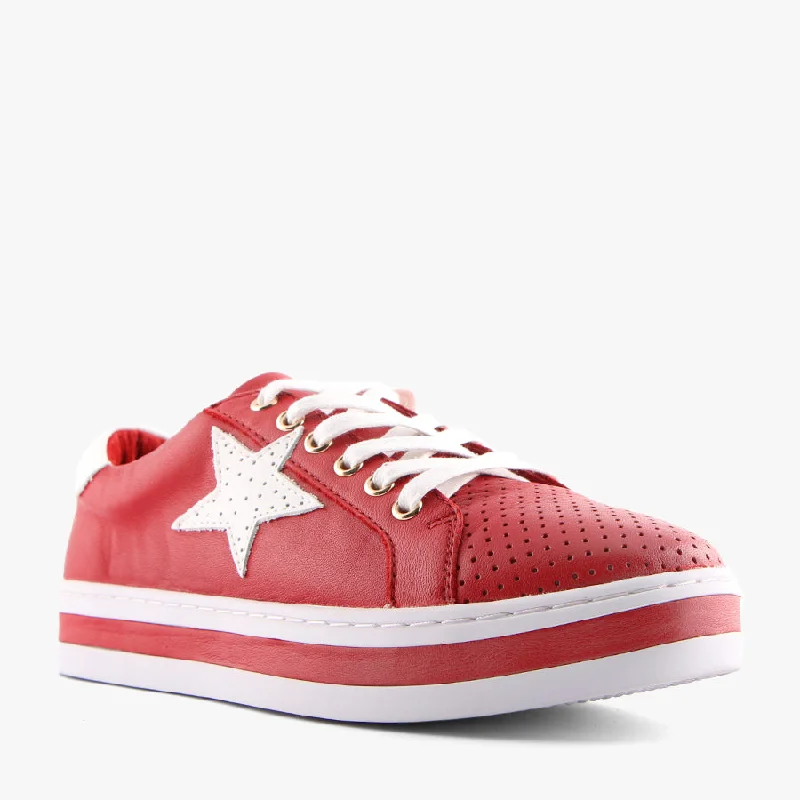 Street Casual Style PIXIE ROSSO/WHITE