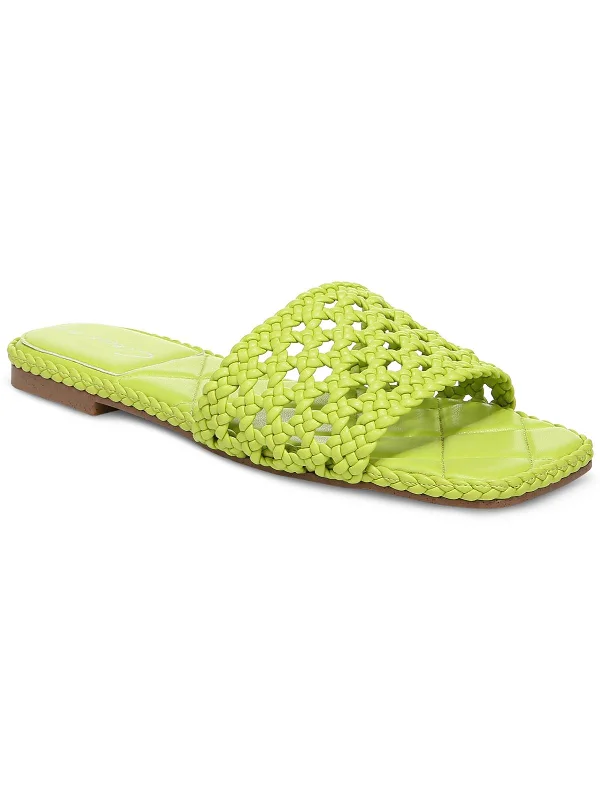 Sports Comfort Style Akira Womens Woven Flat Slide Sandals