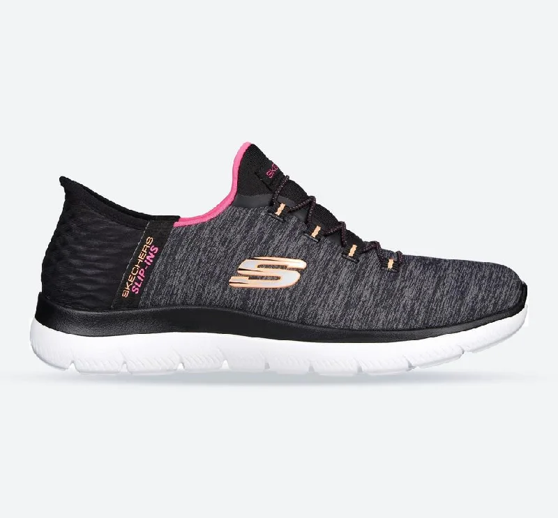 Affordable selection Women's Wide Fit Skechers 149937 Summits Dazzling Haze Sneakers