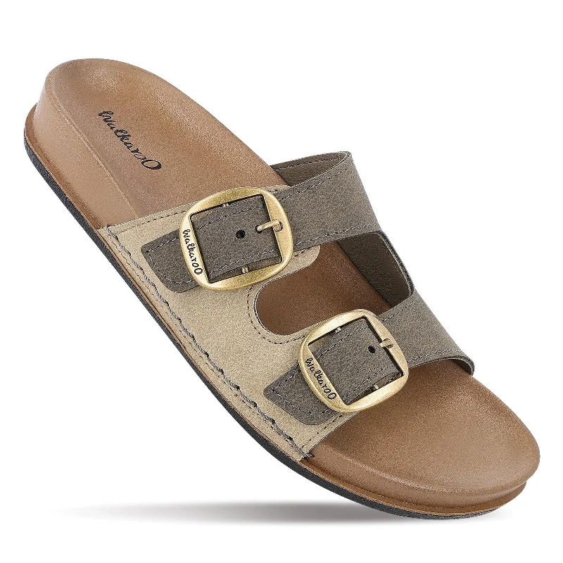 Designer Style Women's Daily Wear Comfort Sandals - WE2500 Olive