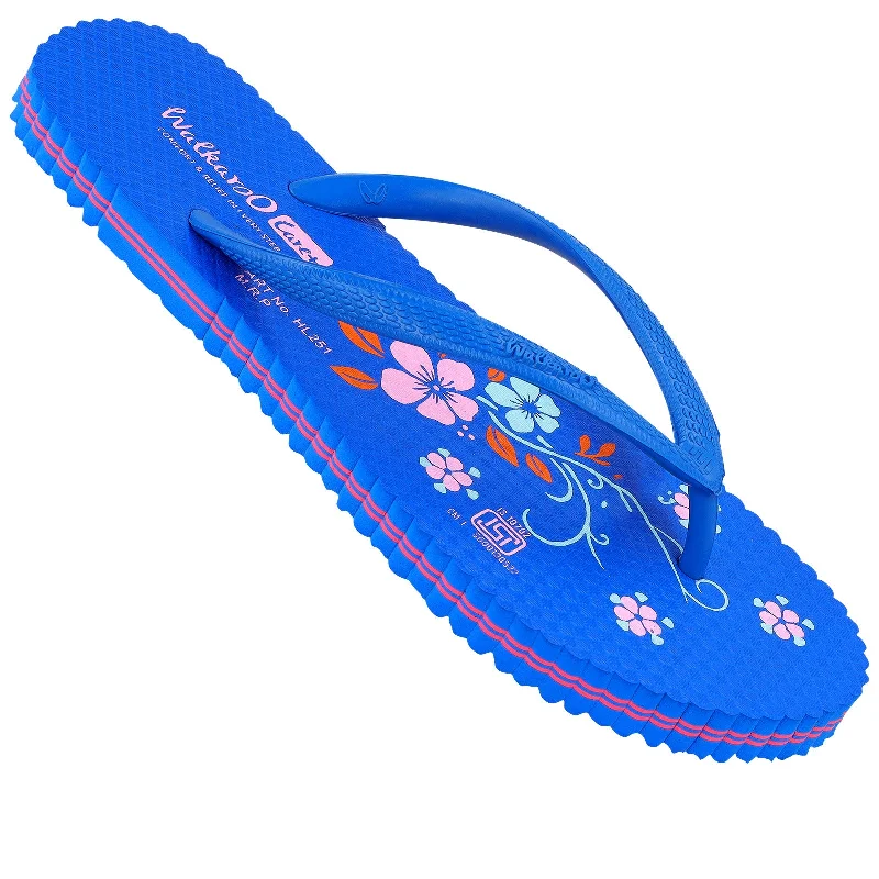 Sports Casual Style Women's Hawai Slippers - H251 Blue