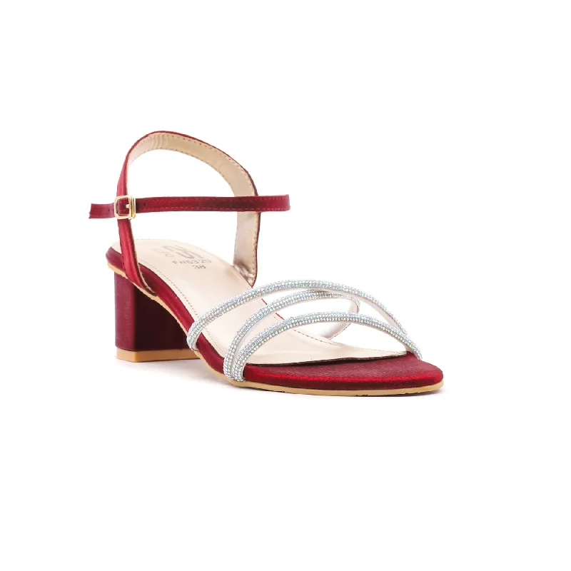 Comfortable Design Maroon Fancy Sandal FN5329