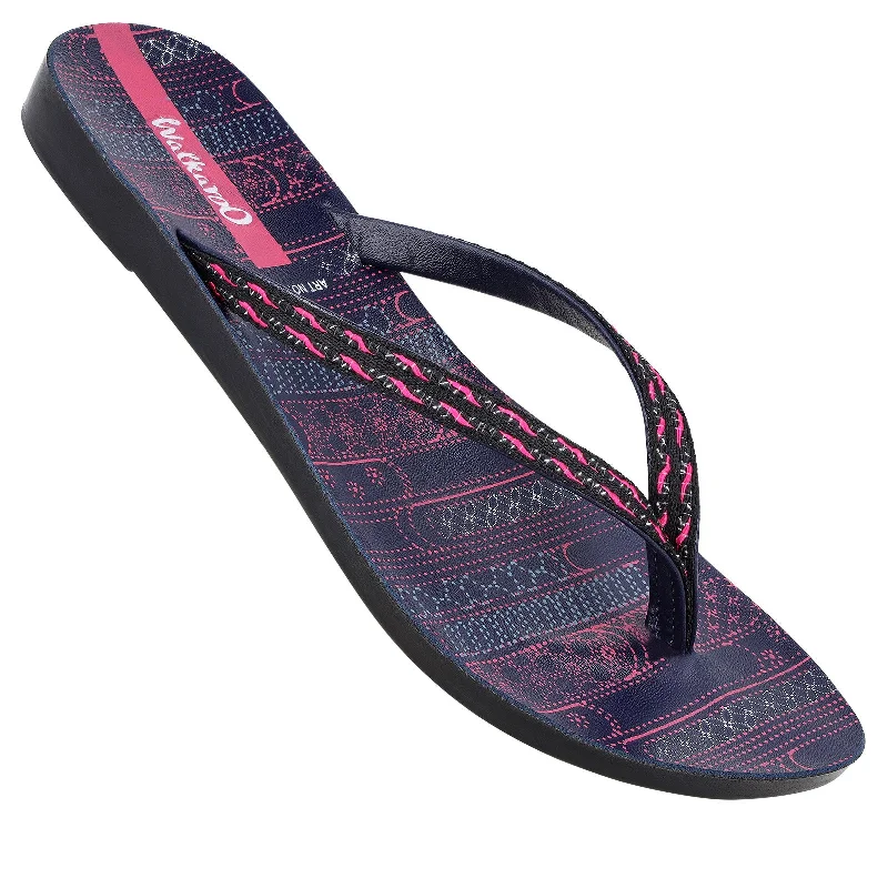 Street Show-off Style Women's Daily Wear Sandals  - BX2137 Blue Pink