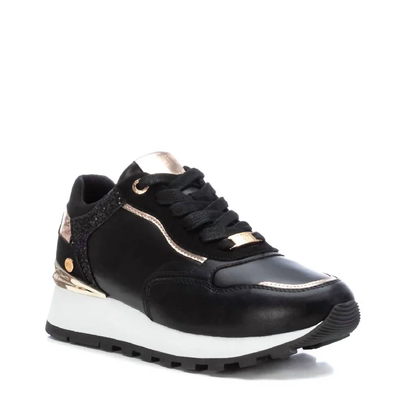 Sports High Waist Style Women's Casual Sneakers In Charcoal