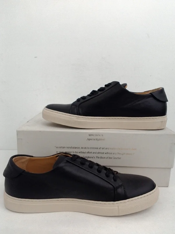 Stunning Fashion Collegium Men's Classic Pillar Leather Low-Top Sneakers Size 10.5 M