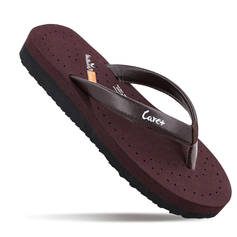 Denim Design Walkaroo Women's Care Plus Flip-Flop  - WH3967 Brown