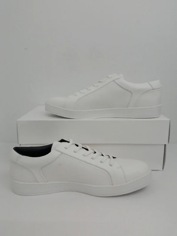 Letter embroidery Calvin Klein Men's Bowyer Brushed Smooth/diamond, Sneakers Size 9.5 M