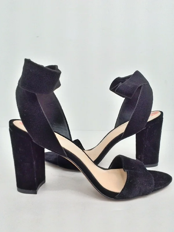 Sports Functional Style Vince Camuto Women's Black Suede Sandals Size 8