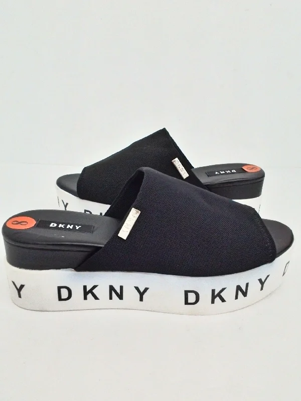 Design sense DKNY Women's Black Platform Sandals Size 8 M