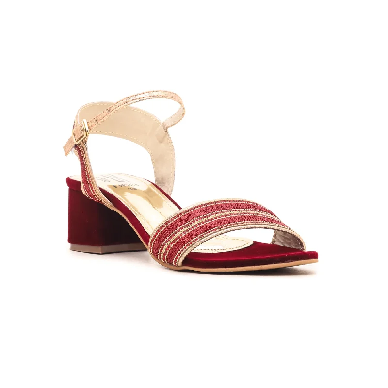 Fashionable sports Maroon Fancy Sandal FN5314