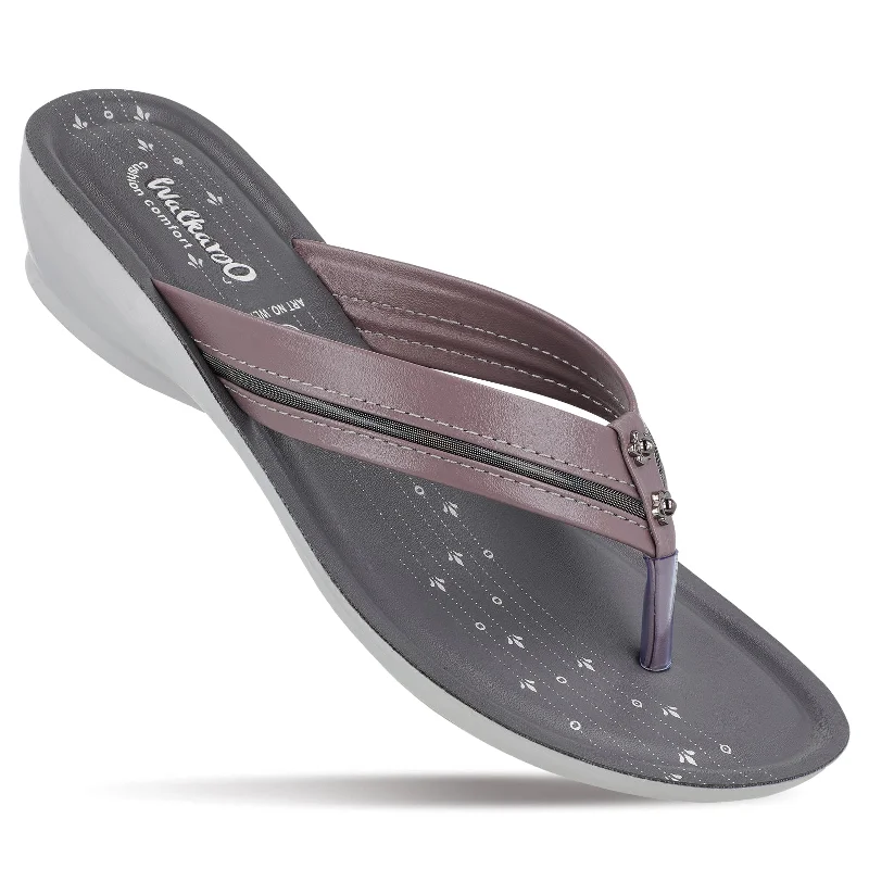 Unique prints Women's Daily Wear Sandal  - WL7113 Grape