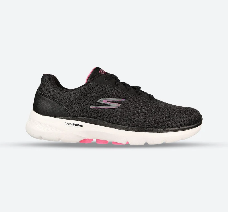 Sports Yoga Style Women's Wide Fit Skechers 124514 Go Walk 6 Iconic Vision Sneakers