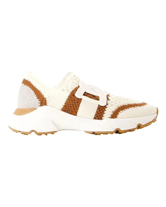 Trendy and versatile Sport Run Sneakers - Tod's - Canvas - Beige