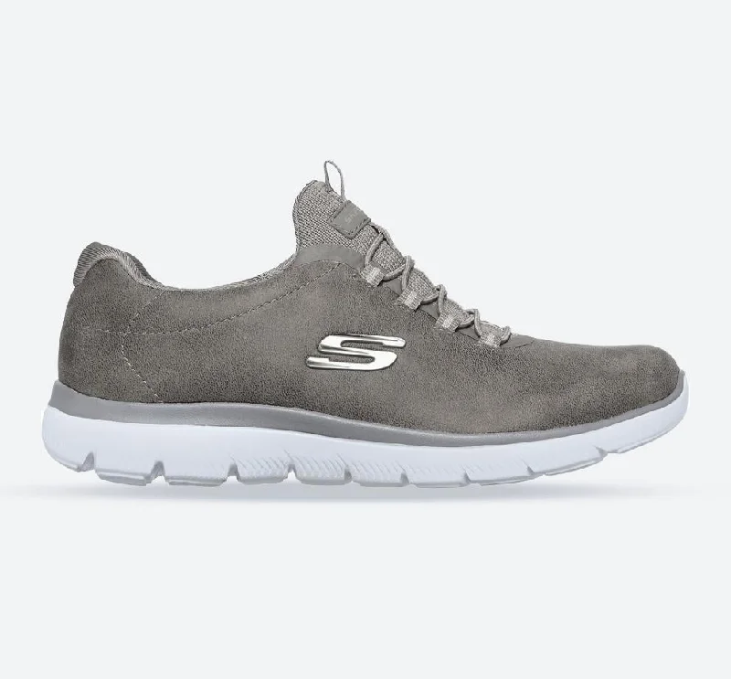 Noble Temperament Women's Wide Fit Skechers 149200 Summits - Oh So Smooth Sneakers
