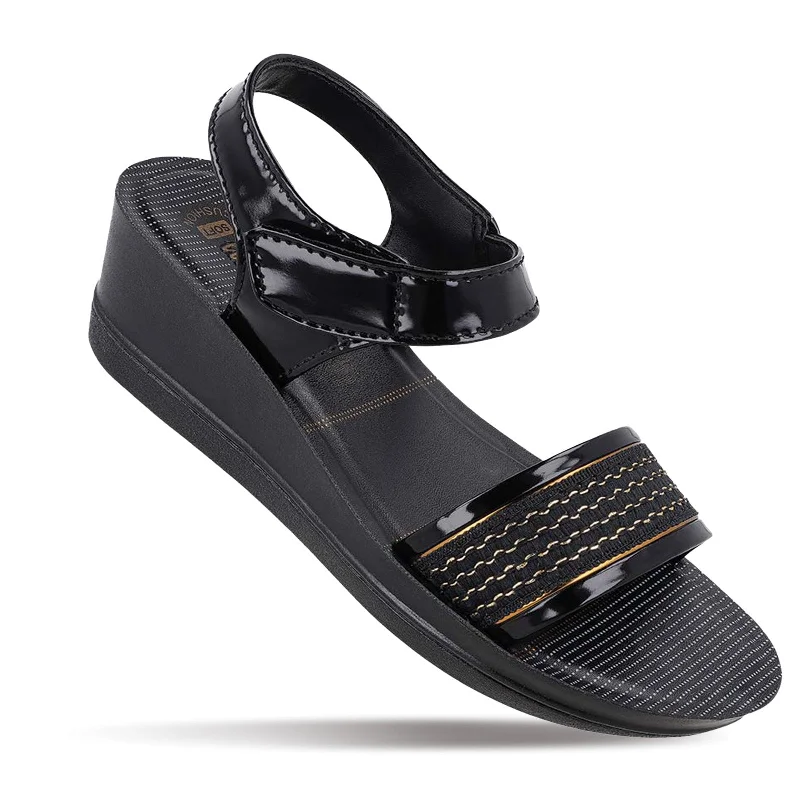 Casual And Casual Women's Daily Wear Sandals  - WL7848 Black