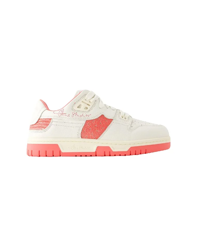 Classic style 08sthlm Low Pop M Sneakers - Acne Studios - Leather - White/Pink