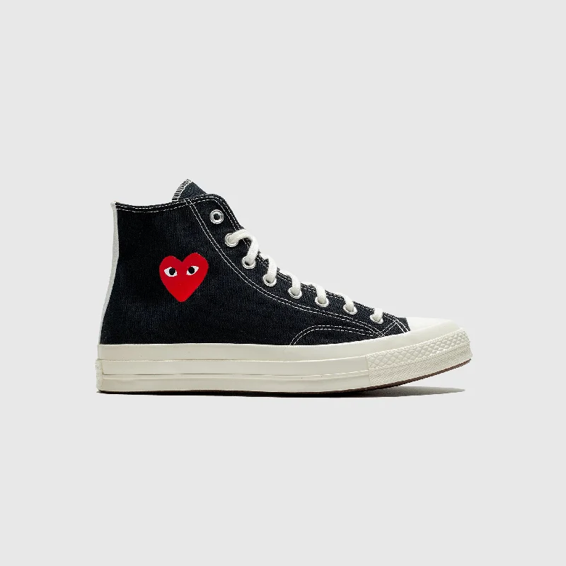 Elegant And Noble CHUCK TAYLOR ALL-STAR '70 HI "BLACK SINGLE HEART"