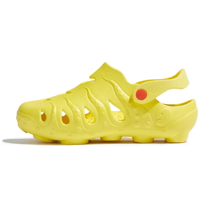 Letter embroidery Maize Yellow Octopus I Women