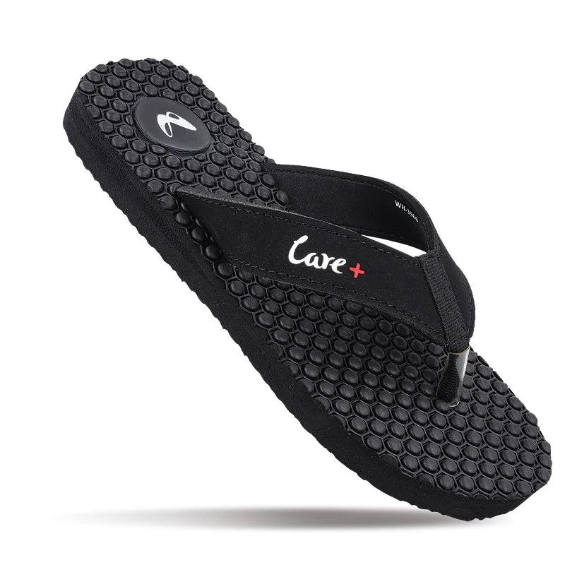 Sports Jumpsuit Women's Textured Care Plus Flip-Flop - WH3966 Black