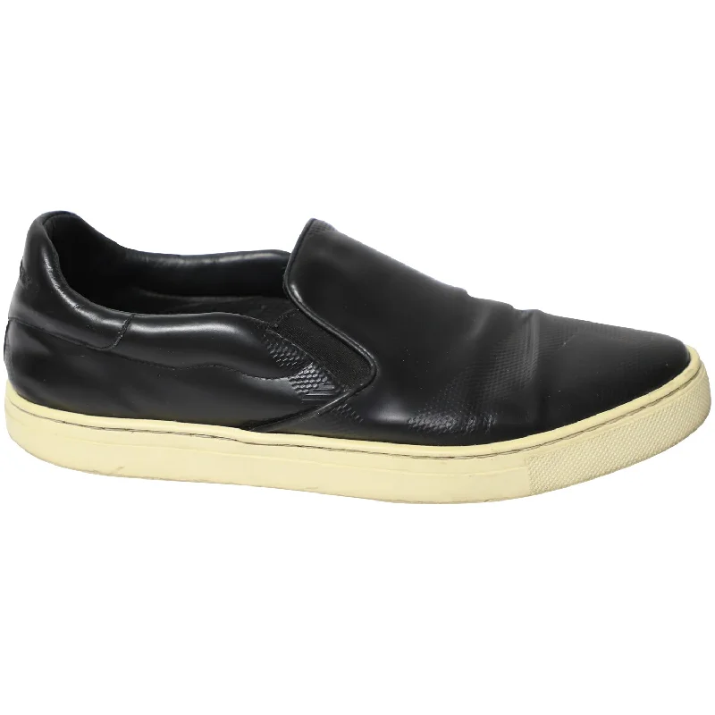 Customized Version Burberry Sneakers in Black Leather