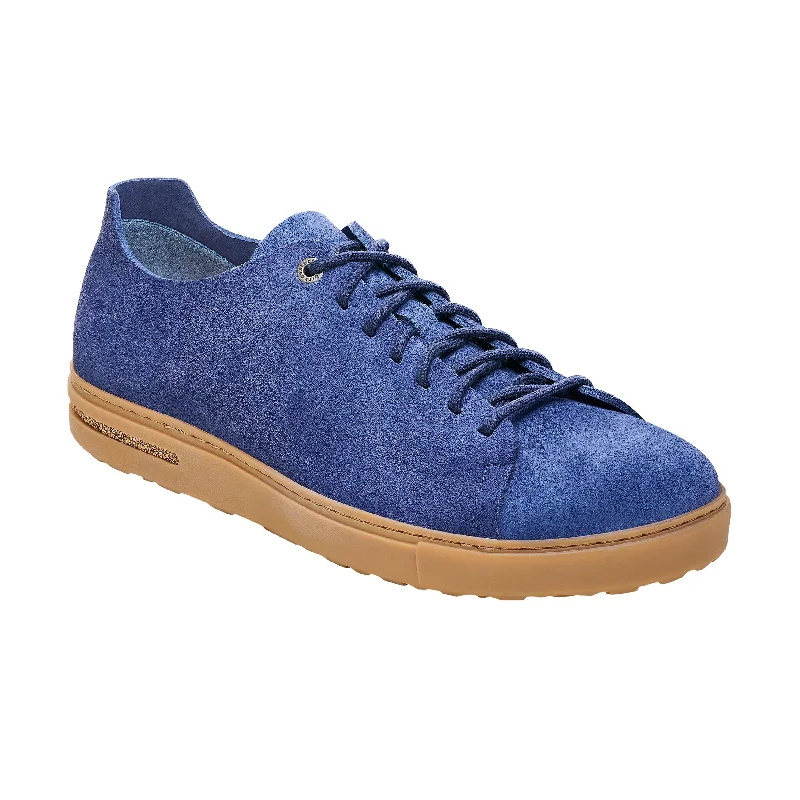 Slim Fit Bend Low Decon Indigo Blue Nubuck Leather