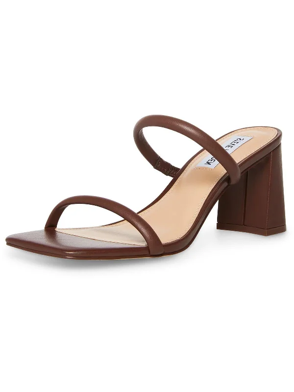 Minimal Style Lilah Womens Block Heel Dress Sandals