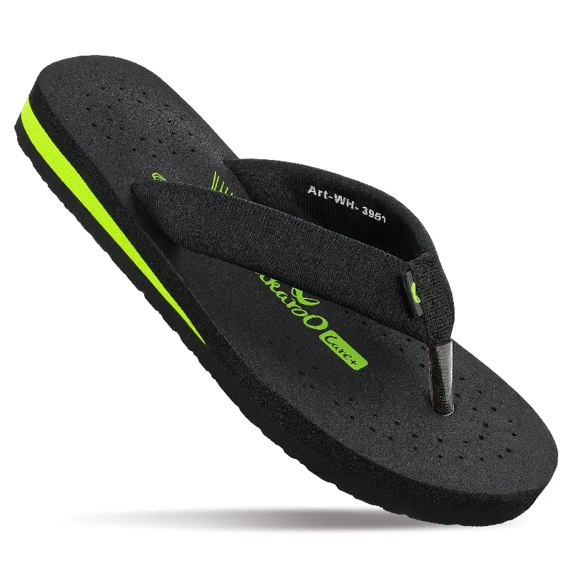 Elegant and noble Women's Care Plus Flip-Flop  - WH3951 Black