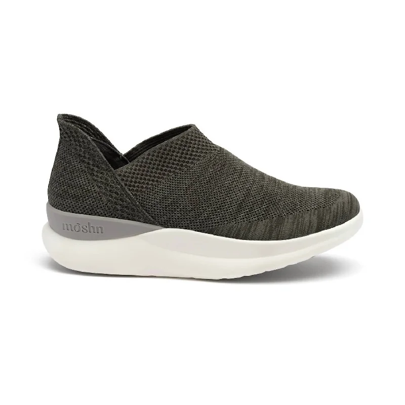 Diamond Series Women's Rise Sneakers In Black Heather