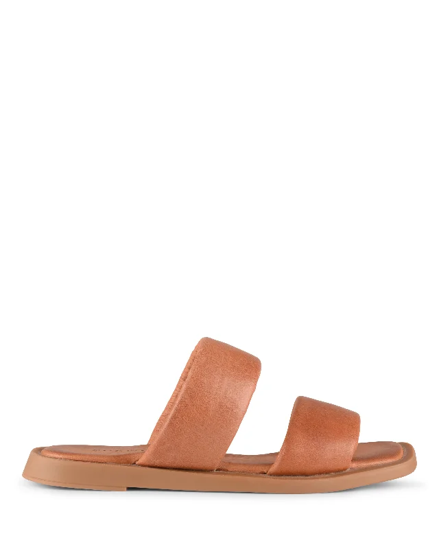 Comfortable and simple Molly Cognac Leather