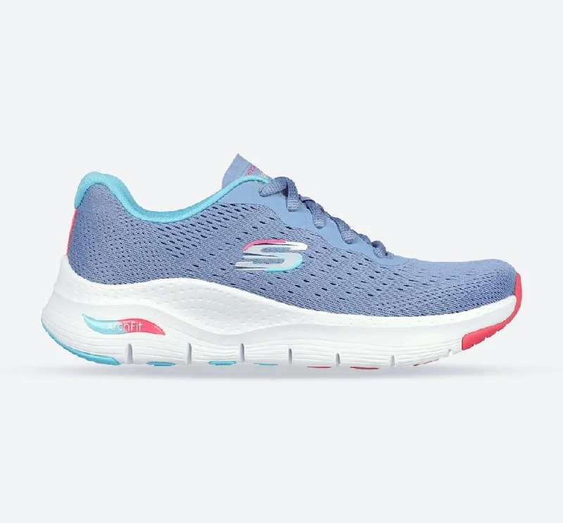 Denim Design Women's Wide Fit Skechers 149722 Arch Fit Infinity Cool Sneakers - Blue/Multi