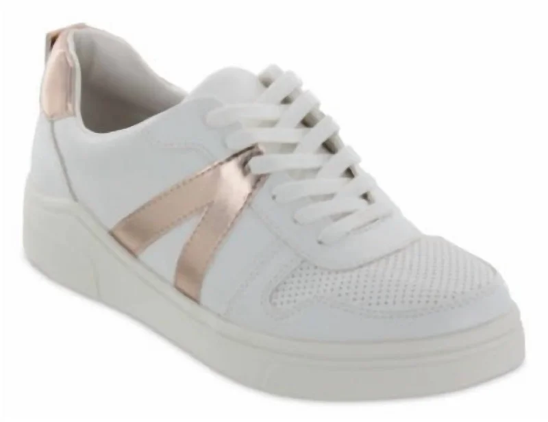 Lazy Style Women's Alta Sneakers In Rose Gold