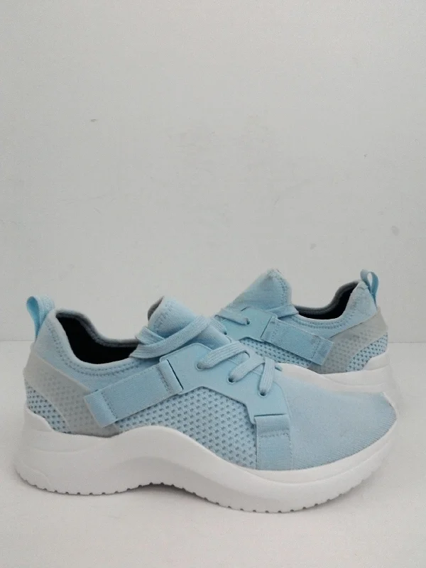 Sports Jumpsuit Calvin Klein Men's Unni Textured Knit Pale Blue Sneaker Size 8.5 M