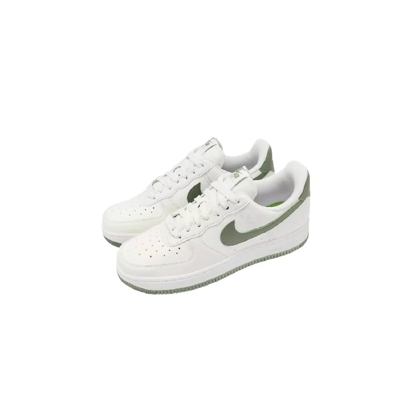 Printed pattern Women's Air Force 1 '07 Nn Sneakers In Sail/oil Green-Sail-Volt