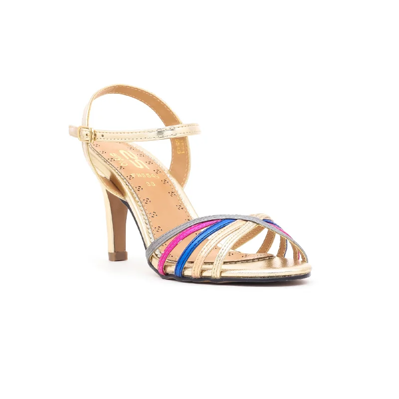 Sweet Girl Golden Fancy Sandal FN5549