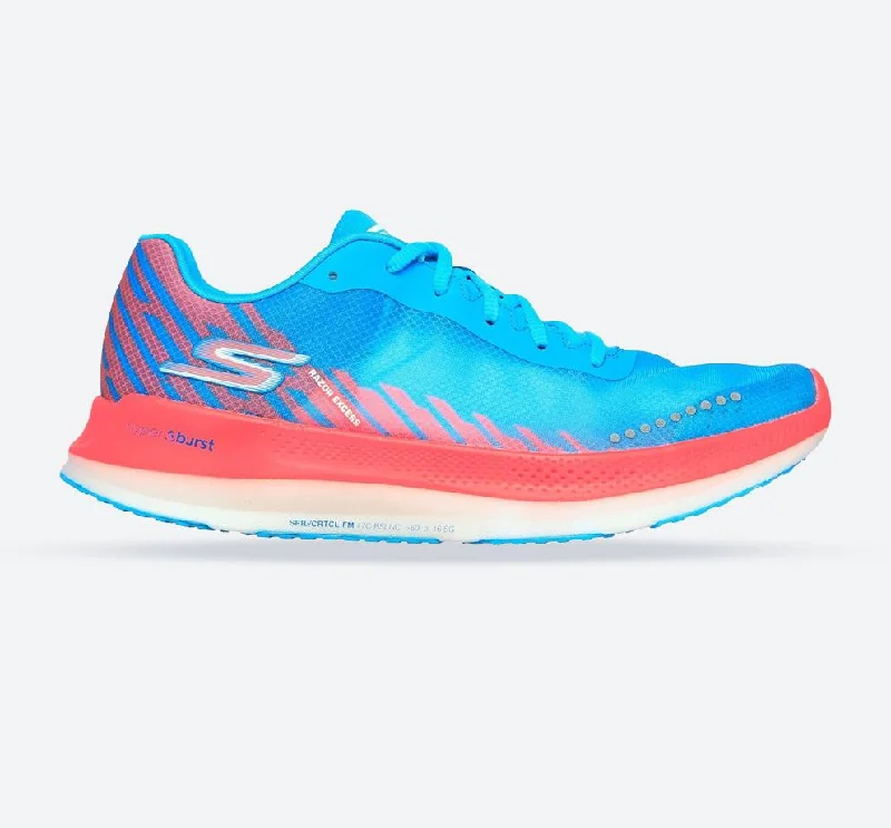 Comfortable down Women's Wide Fit Skechers 172004 Go Run Razor Excess Sports Sneakers