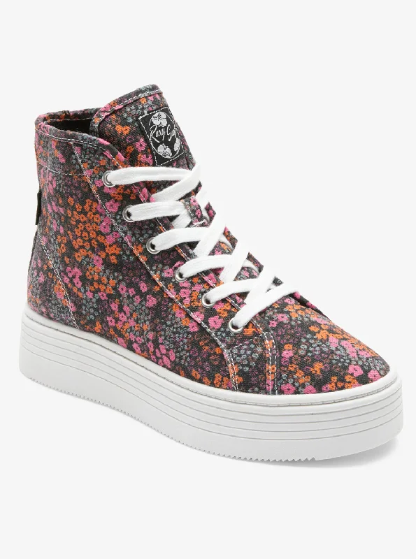 Sports High Waist Style Sheilahh 2.0 Mid-Top Shoes - Black Multi