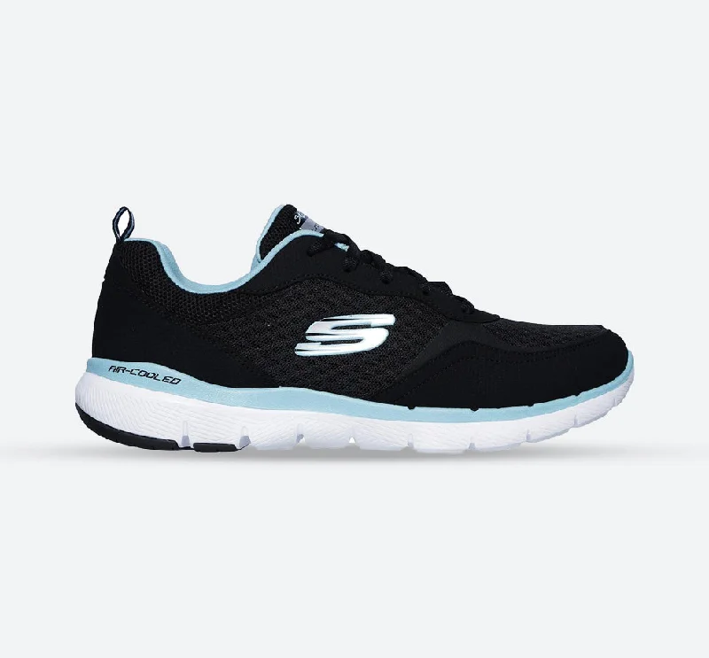 Relaxed And Casual Womens Wide Fit Skechers Flex Appeal 3.0 - 13069 Sneakers