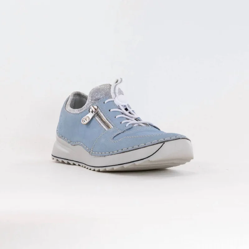 Fashionable and casual Women's Lace-Up Sneaker In Blue