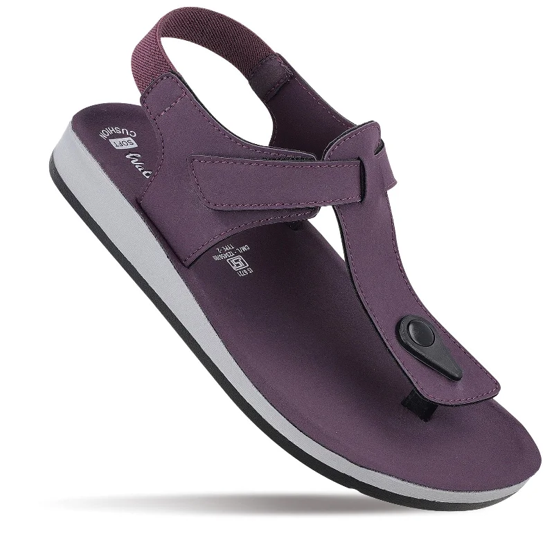 Comfortable and simple Women's Daily Wear Sandals  - WL7899 Purple