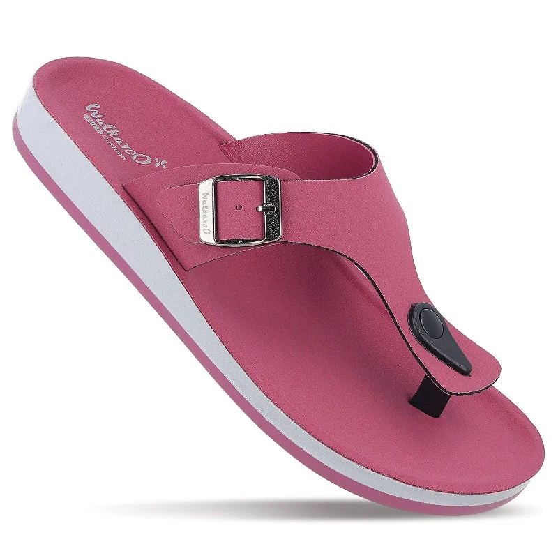 Round neck design Women's Daily Wear Sandals - WE2349 Fig