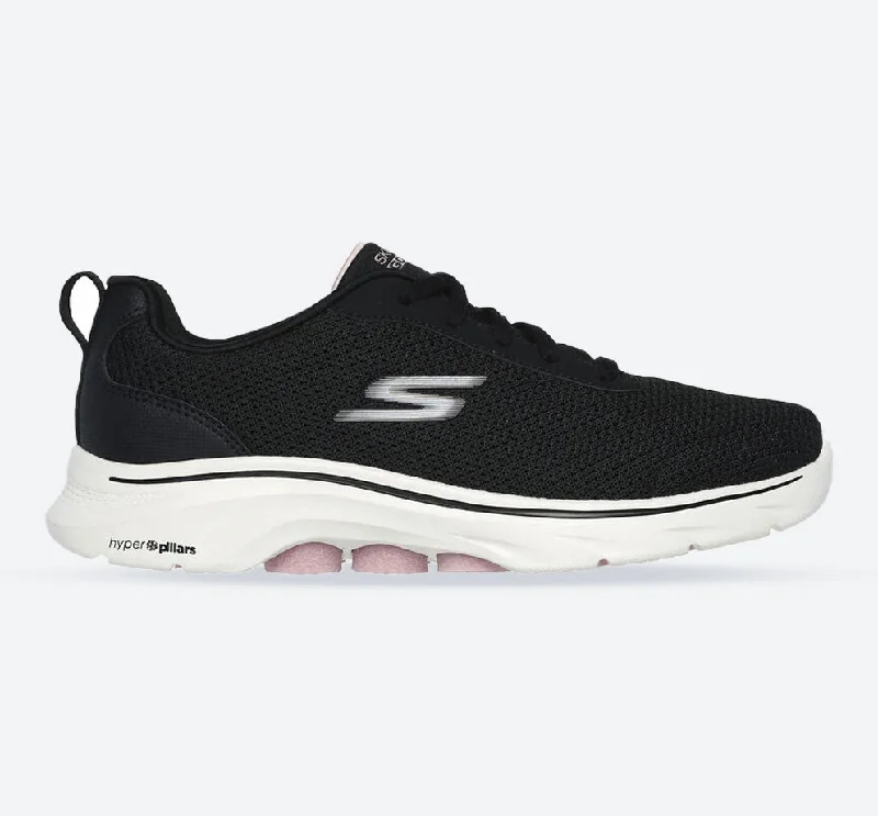 Warm and substantial Women's Wide Fit Skechers 125207 Go Walk 7 Clear Path Sneakers