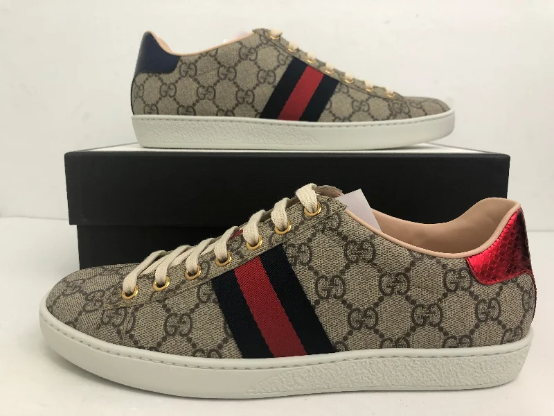 Avant-garde trend Gucci Women's T.GG Canva Print Supr/NS Size 35 - 38.5