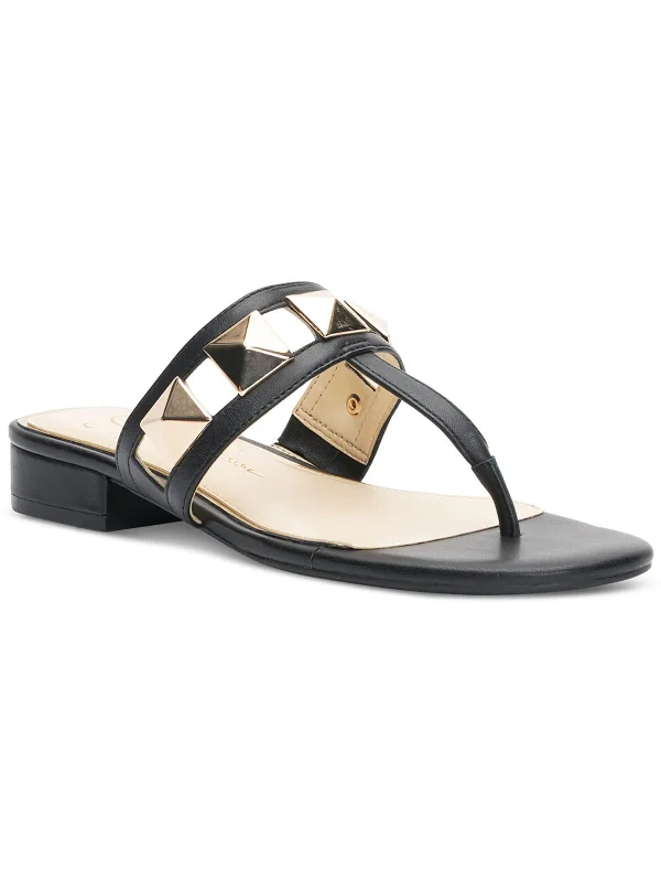 Beautiful Romance Movena Womens Embellished Slip-On Thong Sandals