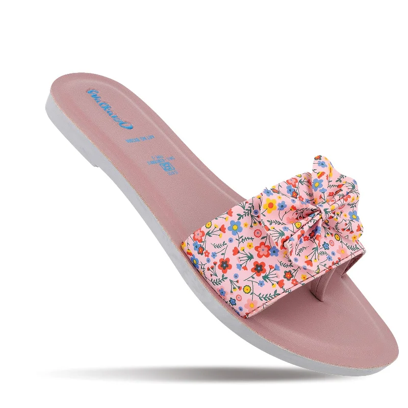 End Of The Year Women's Slide Sandals  - BX2666 Rose Tan