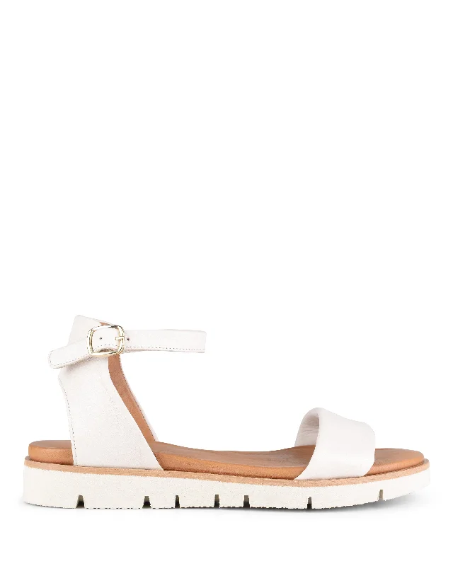 Fashionable and versatile Lydia Ivory Leather