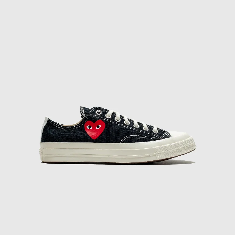 High-quality Fabrics CHUCK TAYLOR ALL-STAR '70 LOW "BLACK SINGLE HEART"