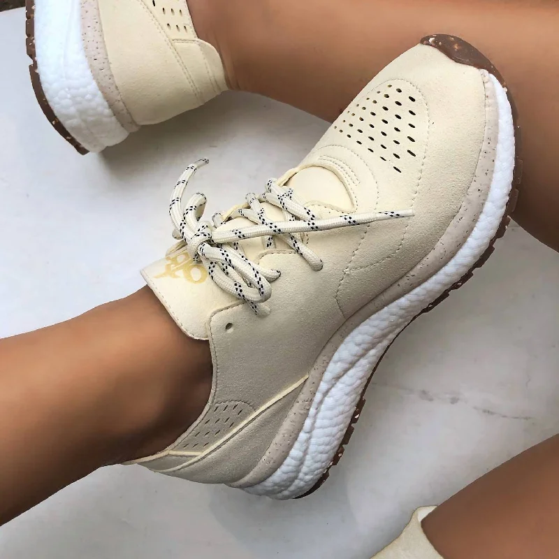 New Products Free Chamois Sneaker In Beige