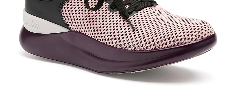 Simple Solid Color Women's Rhythm Sneakers In Quartz Pink