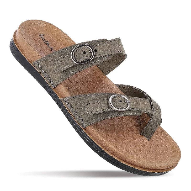 Innovative Design Women's Daily Wear Comfort Sandals - WE2501 OLIVE