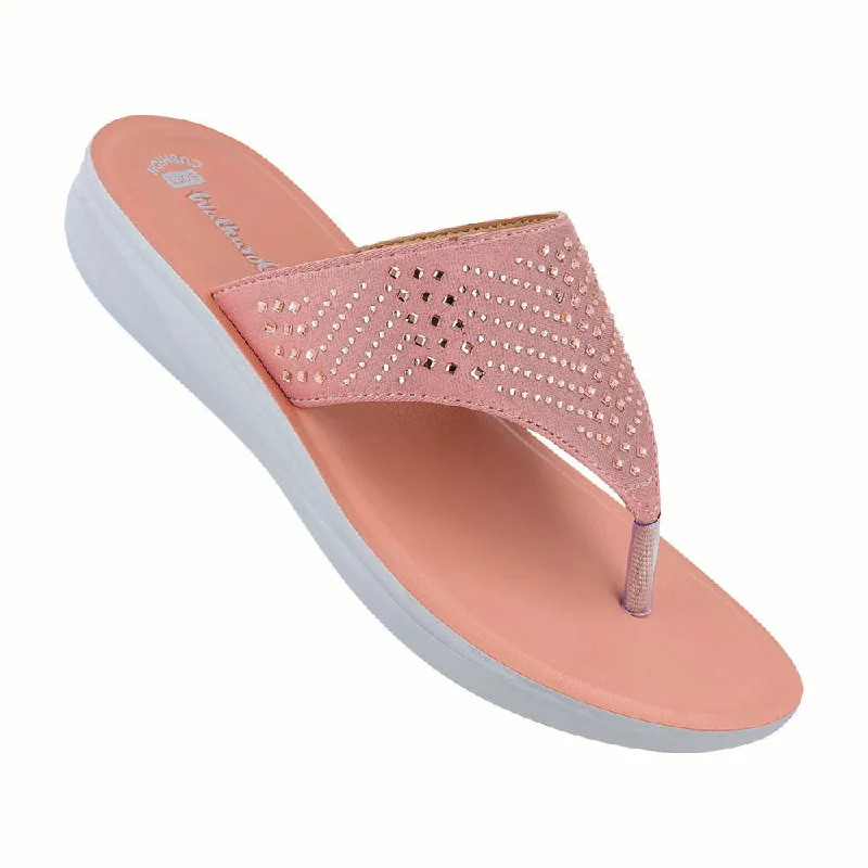 Boutique display Women's Daily Wear Sandals  - WL7195 Peach